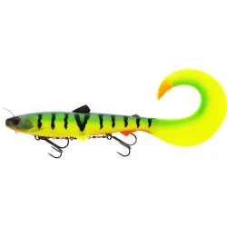 Dodaj do koszyka Przynęta gumowa Westin Bullteez Curltail Inline Sinking 33cm/230g, Tiger Perch
