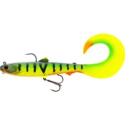 Zniżka Przynęta gumowa Westin Bullteez Curltail R'NR Sinking 21cm/73g, Tiger Perch