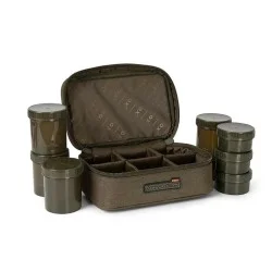 Torba z pojemnikami Fox Voyager 8 Pot Hookbait Case Wysoka jakość