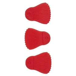 Płetwy do przynęty gumowej Fox Rage Predator Bait Fins Red (25szt.) Łatwy zwrot