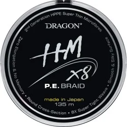 Sprawdź teraz Plecionka Dragon HM X8 P.E Braid 135m, Light Grey